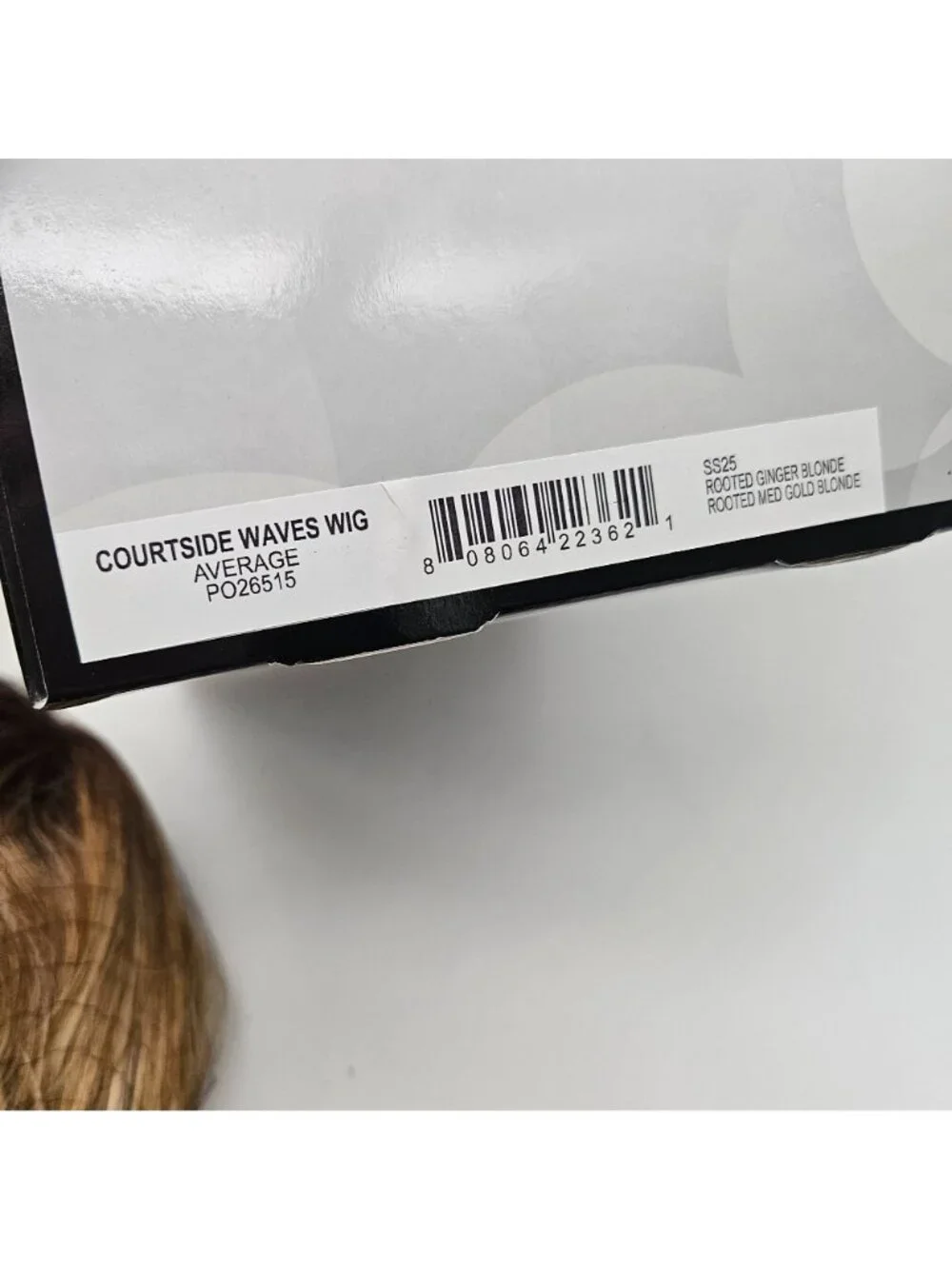 Hairdo Wig Courtside Waves Rooted Ginger Blonde/Med Gold Blonde SS25 Average NWT